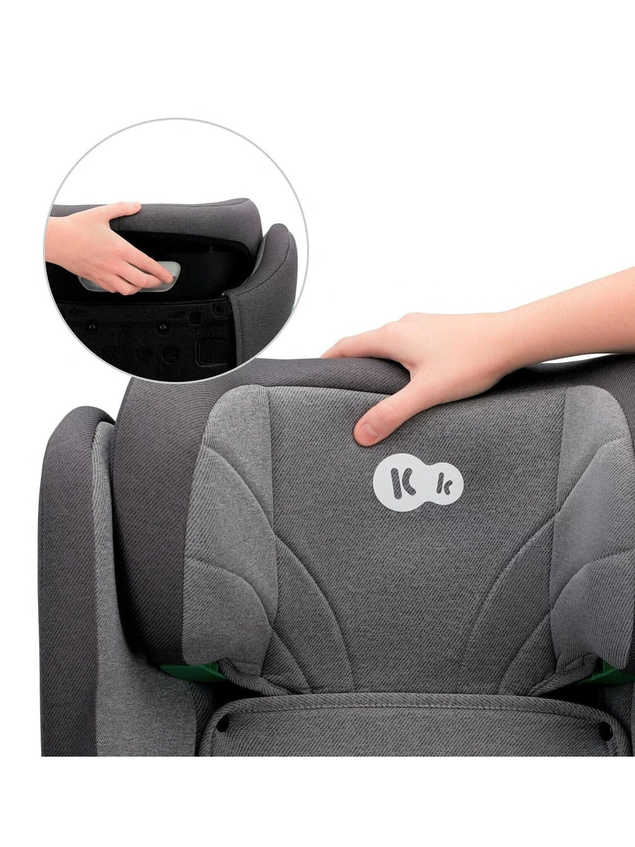 Kinderkraft Junior Fix 2 i-Size Car Booster Child Seat ISOFIX 3-12Y Rocket Grey Kinderkraft Mama's Joy