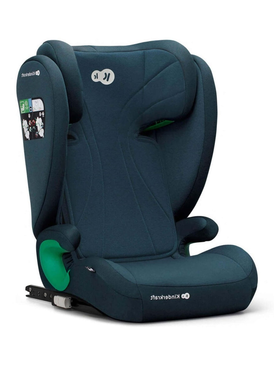 Kinderkraft Junior Fix 2 i-Size Car Booster Child Seat ISOFIX, 3-12Y Harbour Blue Kinderkraft Mama's Joy