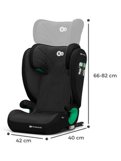 Kinderkraft Junior Fix 2 i-Size Car Booster Child Seat ISOFIX, 3-12Y Black Kinderkraft Mama's Joy
