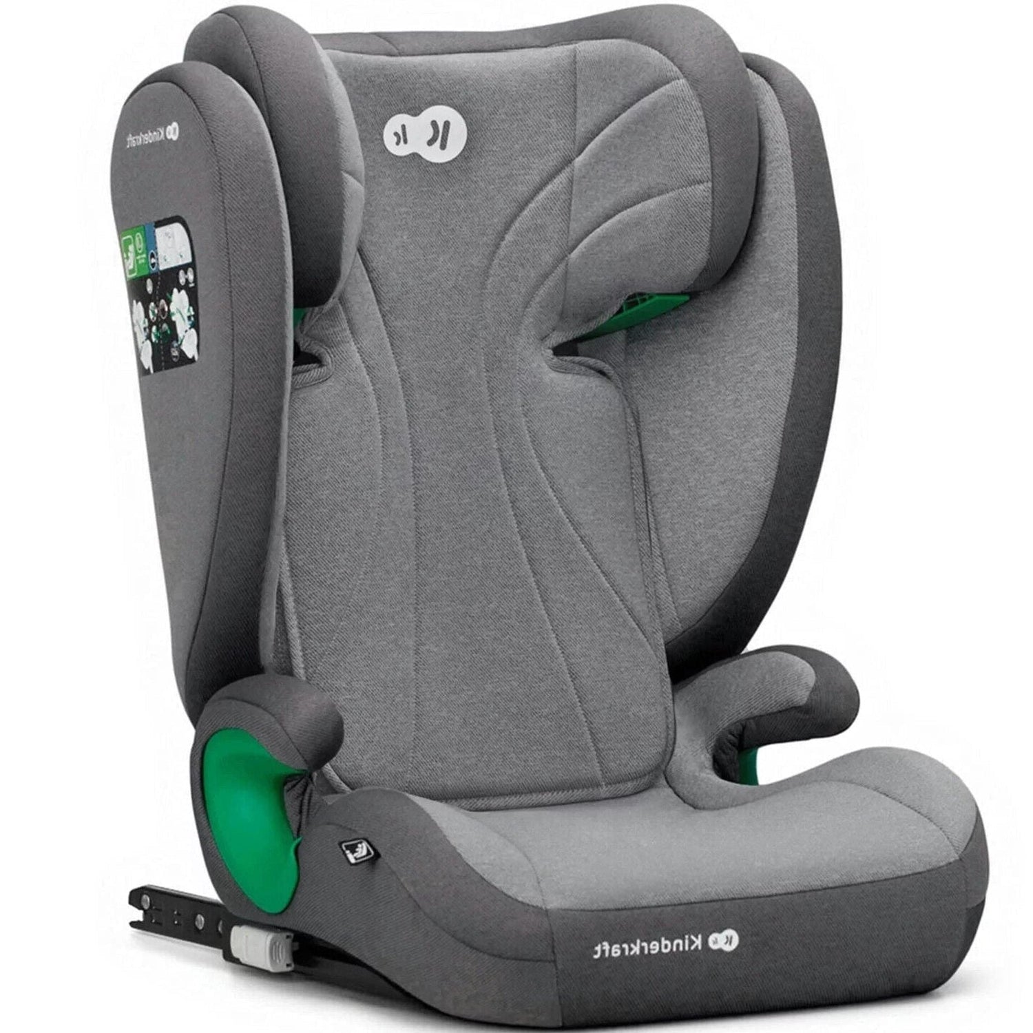 Kinderkraft Junior Fix 2 i-Size Car Booster Child Seat ISOFIX 3-12Y Rocket Grey Kinderkraft Mama's Joy