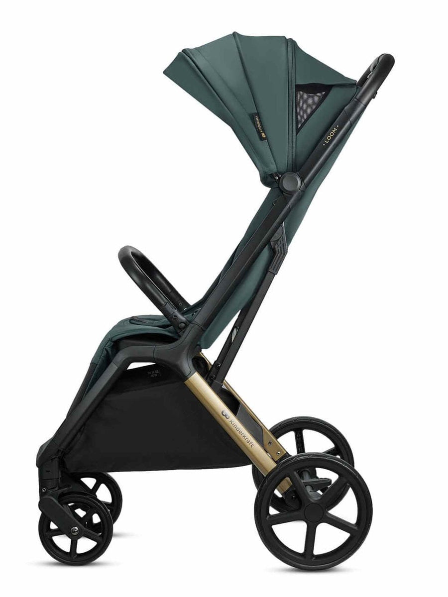 Kinderkraft Loom Stroller – Jade Green | Lightweight, Foldable Pushchair for Birth to 22kg Kinderkraft Mama's Joy