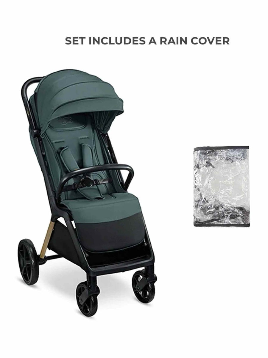 Kinderkraft Loom Stroller – Jade Green | Lightweight, Foldable Pushchair for Birth to 22kg Kinderkraft Mama's Joy