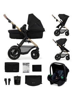 Kinderkraft MOOV 2 Air 3-in-1 Travel System – Pure Black Kinderkraft Mama's Joy