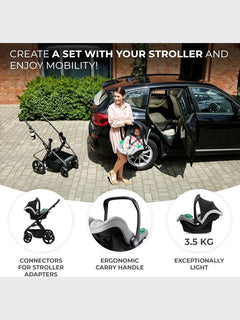 Kinderkraft Mink PRO i-Size Car Seat with ISOFIX Base – Grey 40–75 cm Kinderkraft Mama's Joy