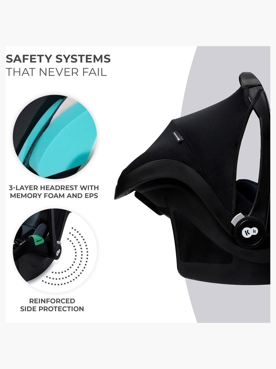 Kinderkraft Mink PRO i-Size Car Seat with ISOFIX Base – Black 40–75 cm Kinderkraft Mama's Joy