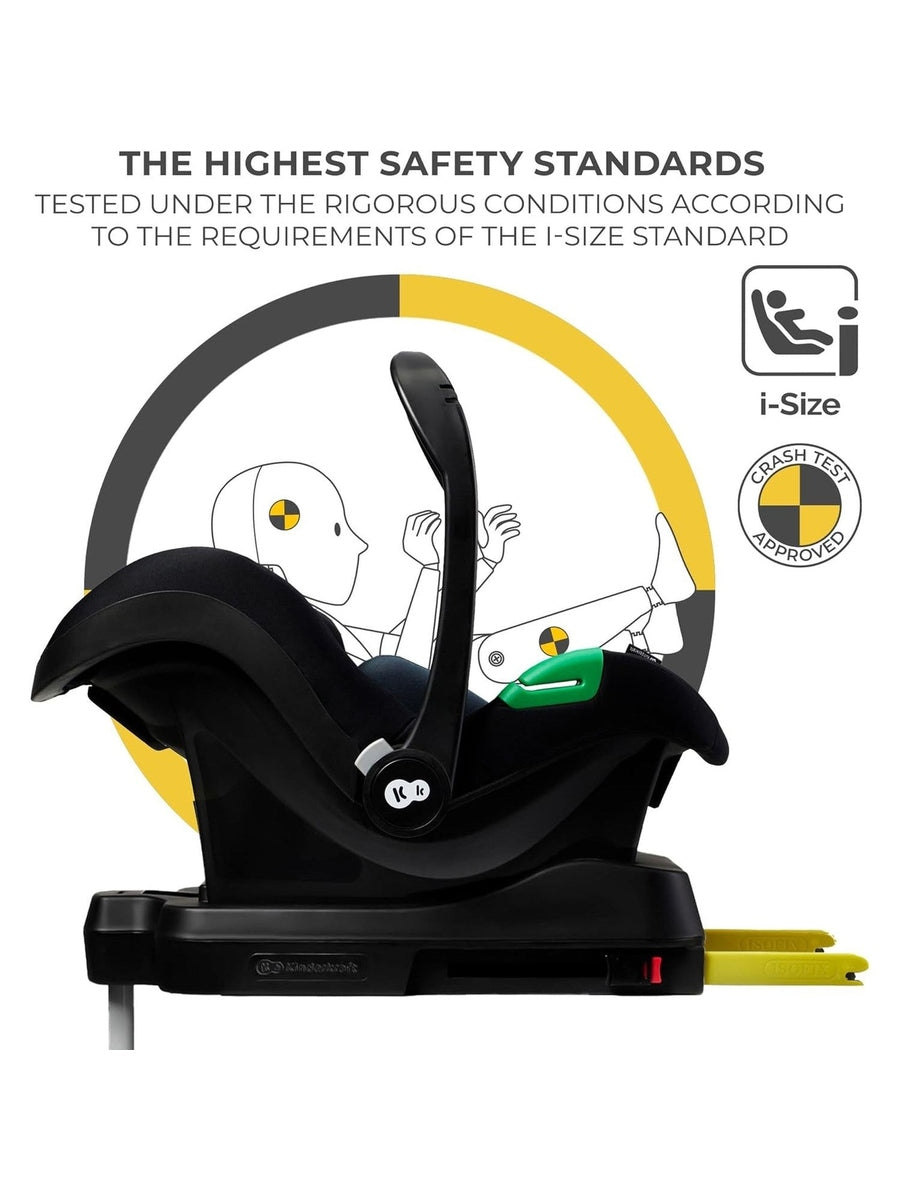 Kinderkraft Mink PRO i-Size Car Seat with ISOFIX Base – Black 40–75 cm Kinderkraft Mama's Joy