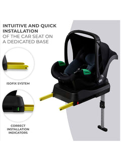 Kinderkraft Mink PRO i-Size Car Seat with ISOFIX Base – Black 40–75 cm Kinderkraft Mama's Joy