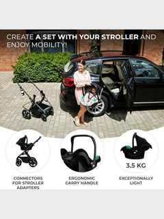 Kinderkraft Mink PRO i-Size Car Seat with ISOFIX Base – Black 40–75 cm Kinderkraft Mama's Joy