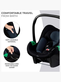 Kinderkraft Mink PRO i-Size Car Seat with ISOFIX Base – Black 40–75 cm Kinderkraft Mama's Joy