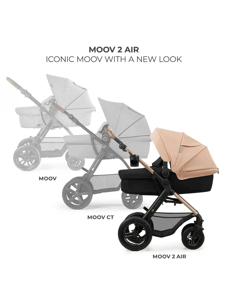 Kinderkraft Moov 2 3-in-1 Travel System with Mink Pro i-Size Car Seat – Sand Beige Kinderkraft Mama's Joy