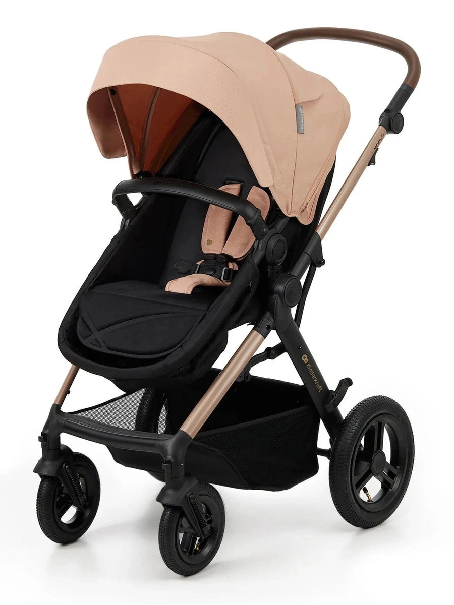 Kinderkraft Moov 2 3-in-1 Travel System with Mink Pro i-Size Car Seat – Sand Beige Kinderkraft Mama's Joy