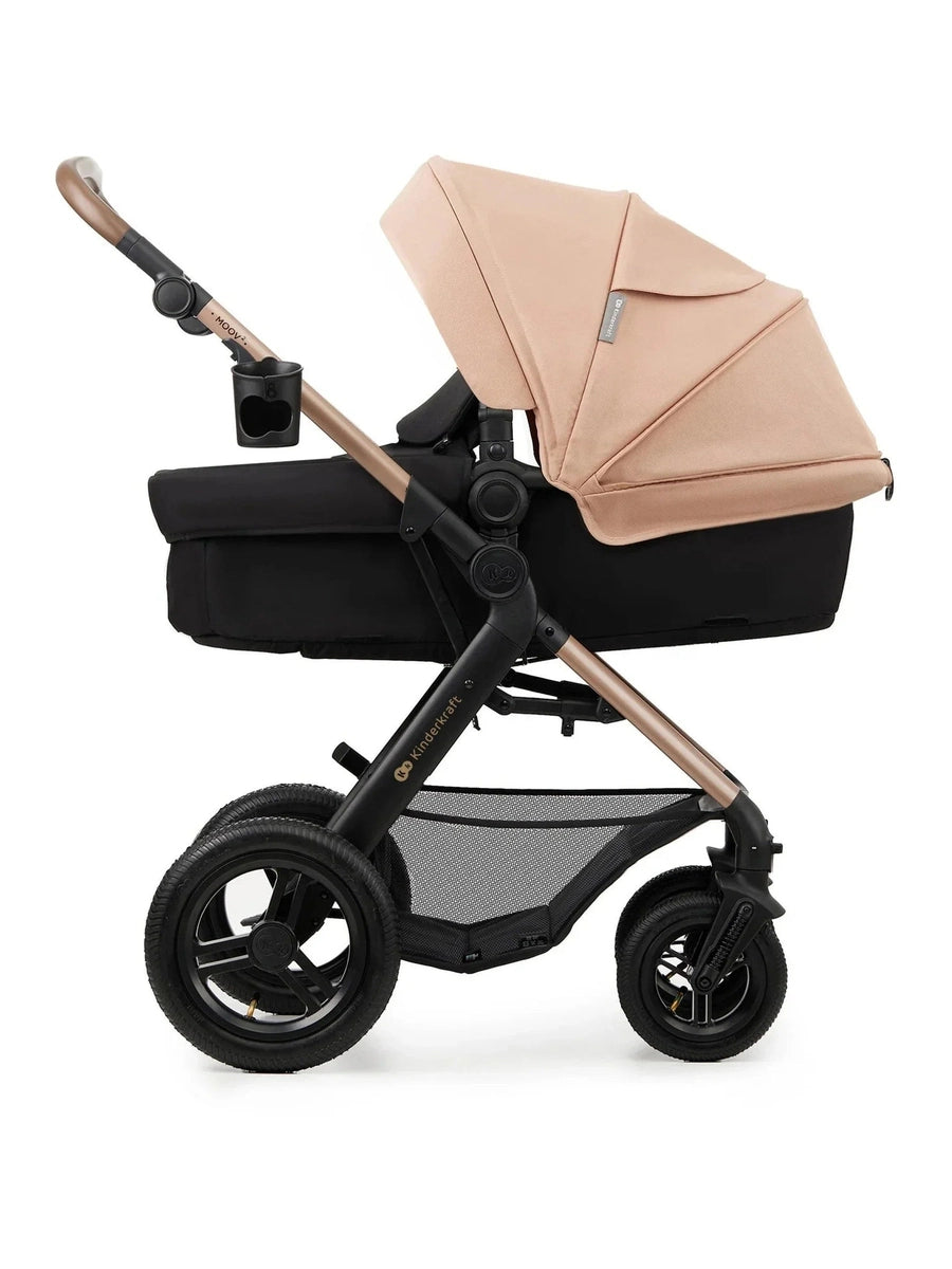 Kinderkraft Moov 2 3-in-1 Travel System with Mink Pro i-Size Car Seat – Sand Beige Kinderkraft Mama's Joy