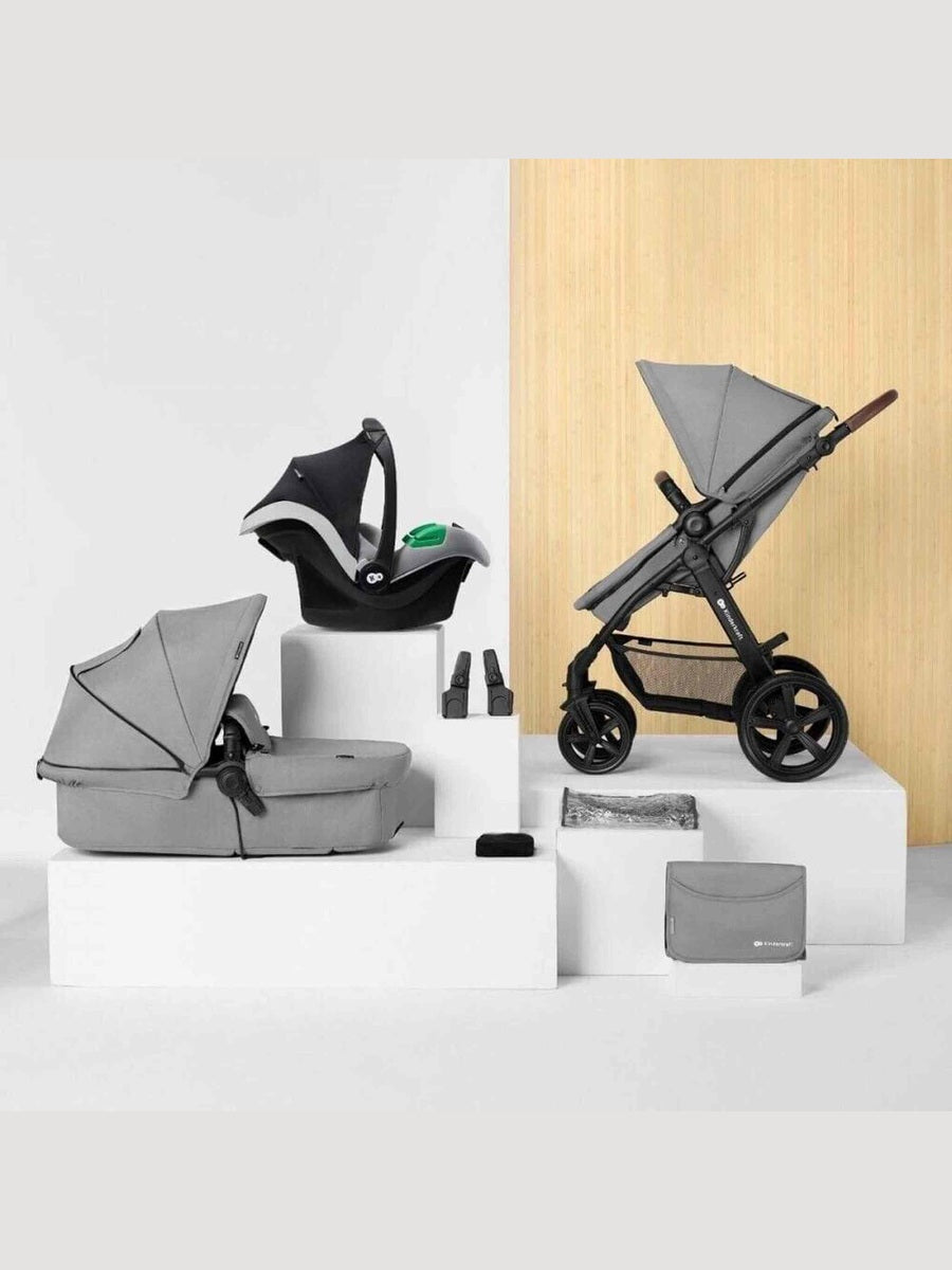 Kinderkraft Moov CT Travel System 3in1 Reversible Pushchair+ Car Seat - Pro Grey Kinderkraft Mama's Joy
