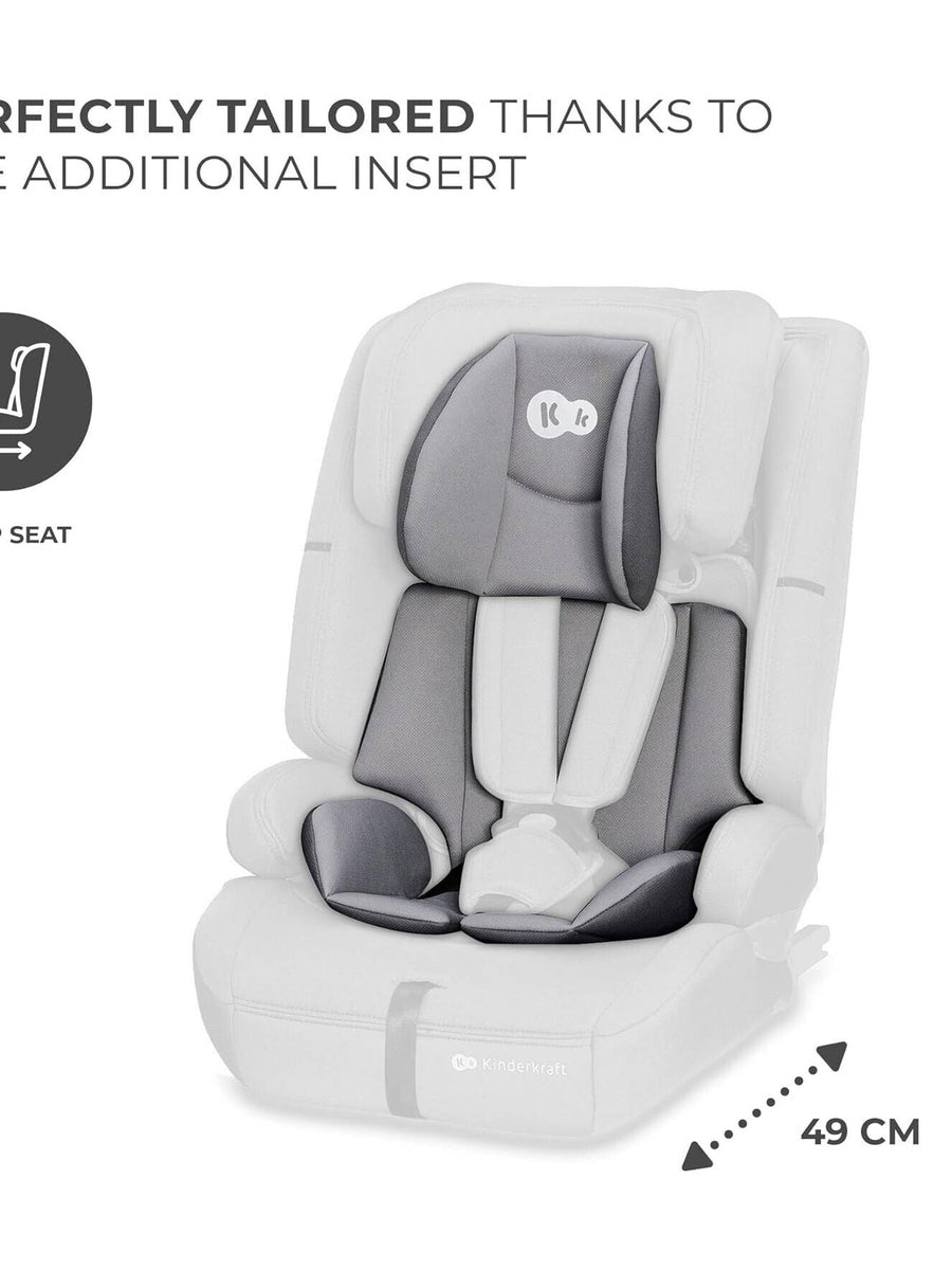 Kinderkraft Safety FIX2 I-Size Baby Booster Child Car Seat ISOFIX - Grey Kinderkraft Mama's Joy