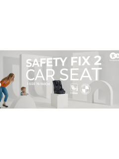 Kinderkraft Safety FIX2 I-Size Baby Booster Child Car Seat ISOFIX - Grey Kinderkraft Mama's Joy