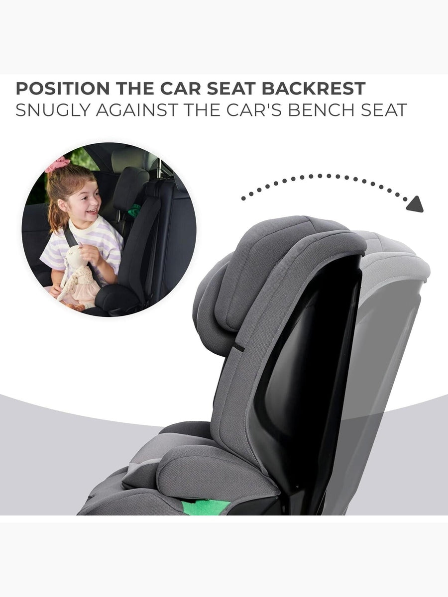Kinderkraft Safety FIX2 I-Size Baby Booster Child Car Seat ISOFIX - Grey Kinderkraft Mama's Joy