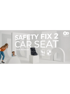 Kinderkraft Safety FIX2 I-Size Baby Booster Child Car Seat ISOFIX - Grey Kinderkraft Mama's Joy
