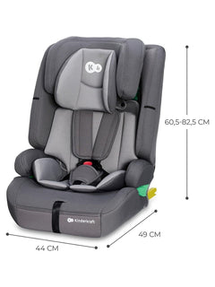 Kinderkraft Safety FIX2 I-Size Baby Booster Child Car Seat ISOFIX - Grey Kinderkraft Mama's Joy