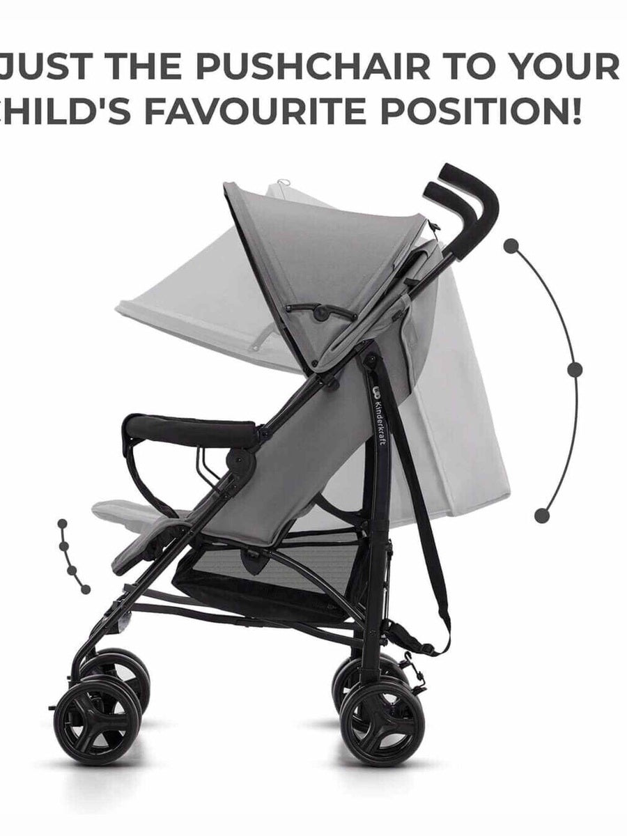 Kinderkraft Tik Lightweight Stroller. Baby Pushchair up to 17kg – Stone Grey Kinderkraft Mama's Joy
