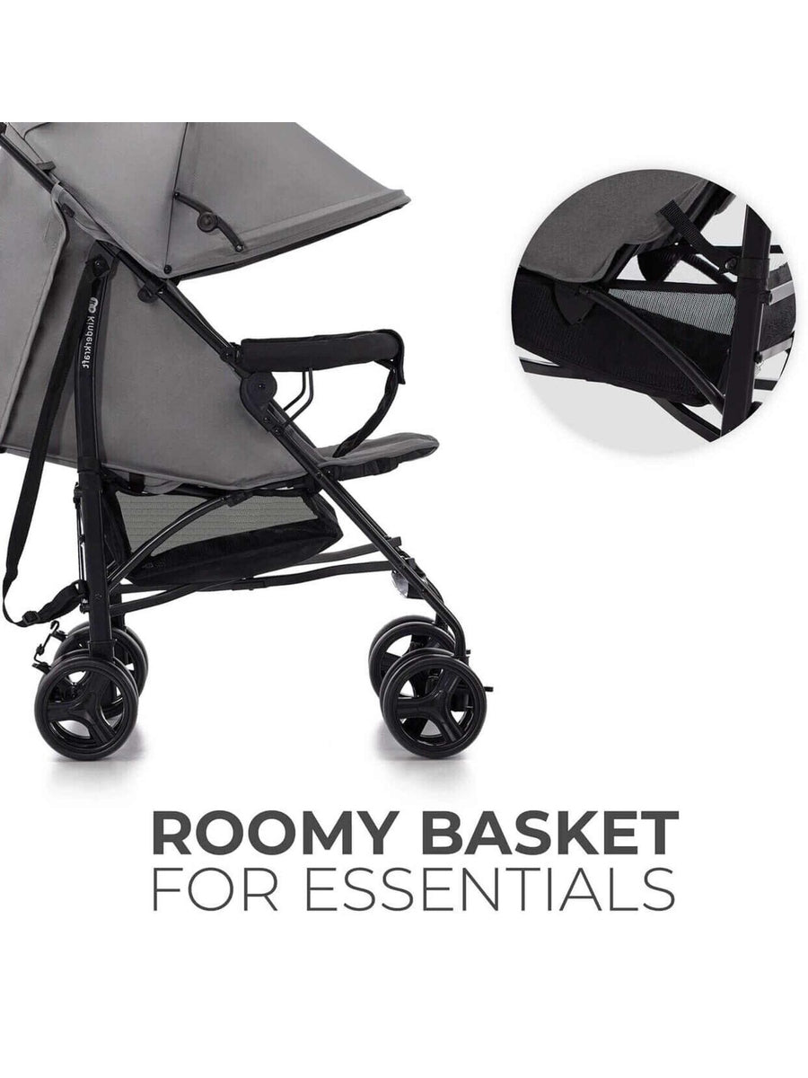 Kinderkraft Tik Lightweight Stroller. Baby Pushchair up to 17kg – Stone Grey Kinderkraft Mama's Joy