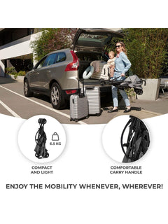 Kinderkraft Tik Lightweight Stroller. Baby Pushchair up to 17kg – Stone Grey Kinderkraft Mama's Joy