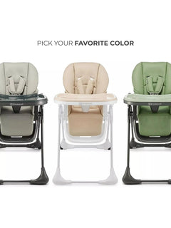 Kinderkraft Tummie, 2-in-1 Baby Hign Chair Bouncer Ergonomic Comfortable Green Kinderkraft Mama's Joy