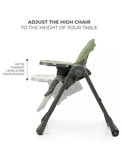 Kinderkraft Tummie, 2-in-1 Baby Hign Chair Bouncer Ergonomic Comfortable Green Kinderkraft Mama's Joy