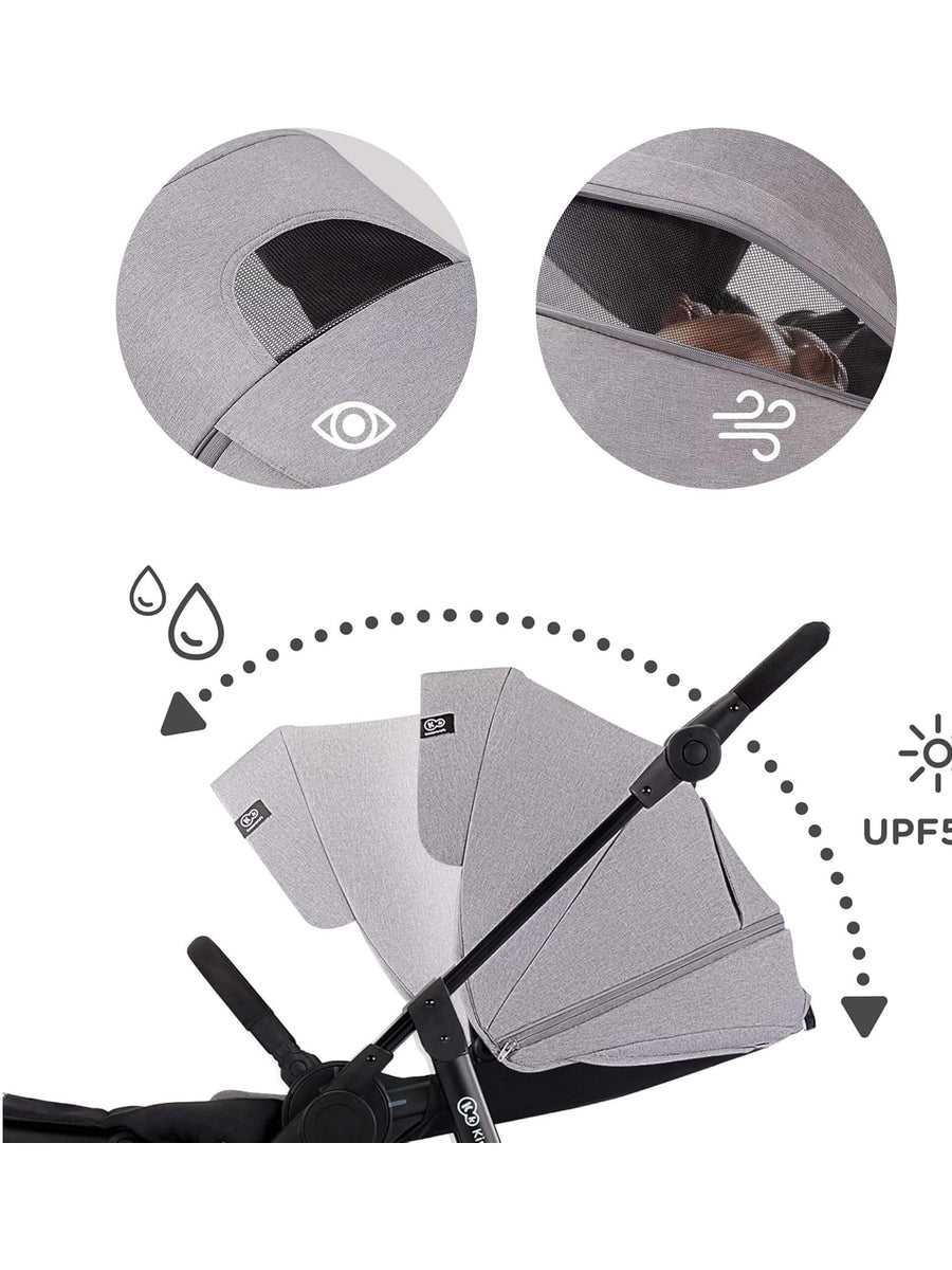 Kinderkraft Vesto Baby Stroller Grey Kinderkraft Mama's Joy