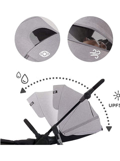 Kinderkraft Vesto Baby Stroller Grey Kinderkraft Mama's Joy