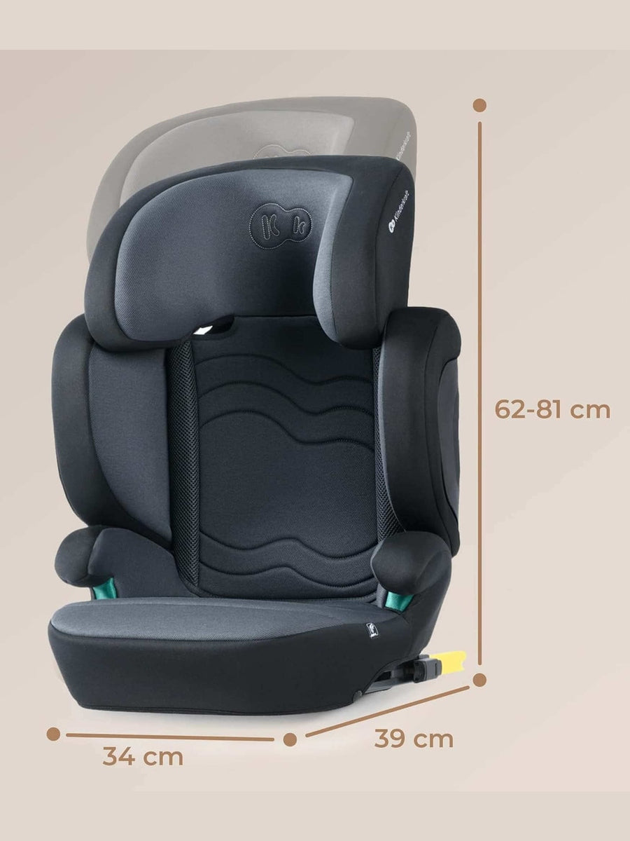 Kinderkraft XPAND2 I-Size 100-150cm Car Seat for Children 3.5 to 12 Years ISOFIX Black Kinderkraft Mama's Joy