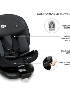 Kinderkraft i-360 Rotating Swivel Baby Infant Car Seat With ISOFIX i-Size- Black Kinderkraft Mama's Joy
