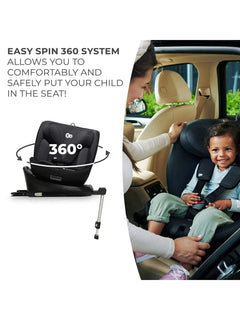 Kinderkraft i-360 Rotating Swivel Baby Infant Car Seat With ISOFIX i-Size- Black Kinderkraft Mama's Joy