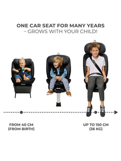 Kinderkraft i-360 Rotating Swivel Baby Infant Car Seat With ISOFIX i-Size- Black Kinderkraft Mama's Joy