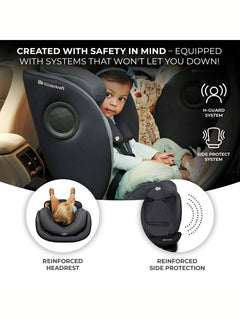 Kinderkraft i-360 Rotating Swivel Baby Infant Car Seat With ISOFIX i-Size- Black Kinderkraft Mama's Joy