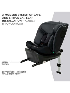 Kinderkraft i-360 Rotating Swivel Baby Infant Car Seat With ISOFIX i-Size- Black Kinderkraft Mama's Joy