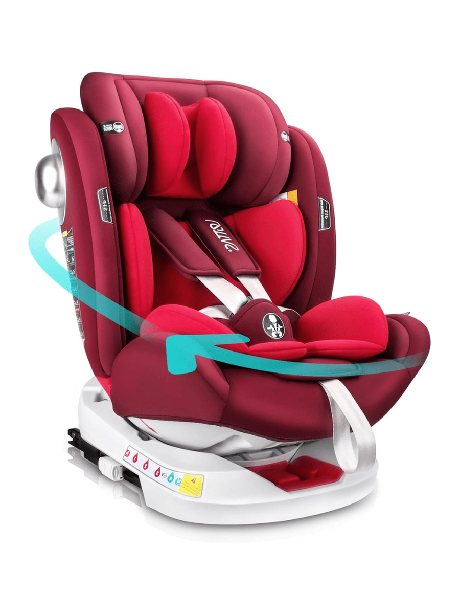 LETTAS 360° Rotation Baby Car Seat with Isofix, Group 0+/1/2/3 Birth to 12 Years Lettas Mama's Joy