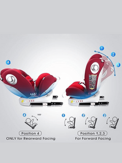 LETTAS 360° Rotation Baby Car Seat with Isofix, Group 0+/1/2/3 Birth to 12 Years Lettas Mama's Joy