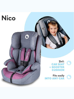 LIONELO Nico Car Seat Group I II III, Advanced Side Protection 5-Point Harness Lionelo Mama's Joy