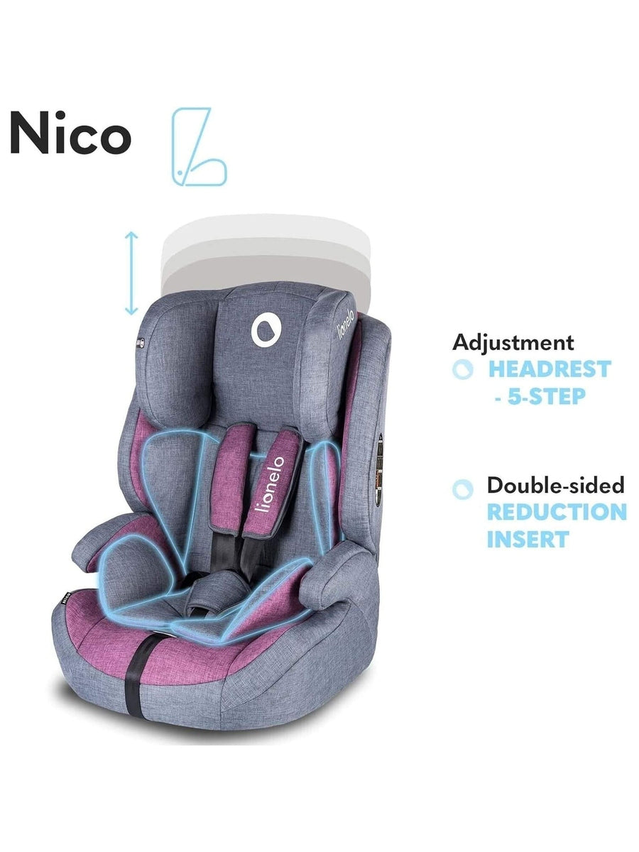 LIONELO Nico Car Seat Group I II III, Advanced Side Protection 5-Point Harness Lionelo Mama's Joy