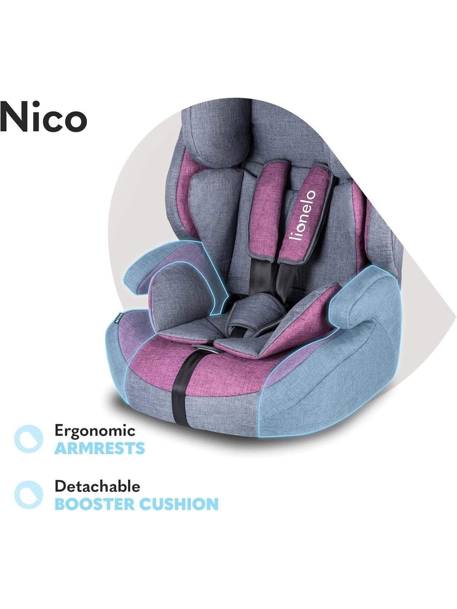 LIONELO Nico Car Seat Group I II III, Advanced Side Protection 5-Point Harness Lionelo Mama's Joy
