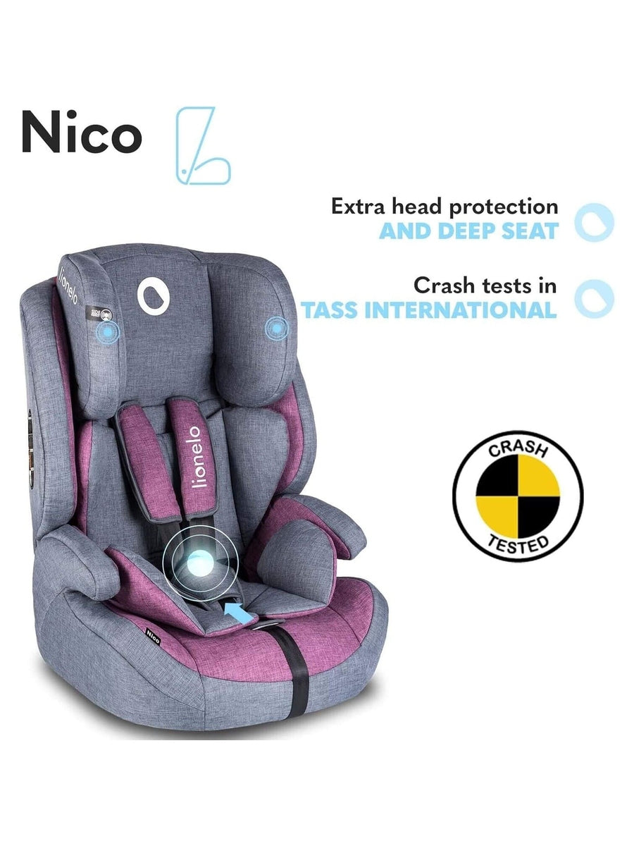 LIONELO Nico Car Seat Group I II III, Advanced Side Protection 5-Point Harness Lionelo Mama's Joy