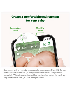 LeapFrog Baby Monitor with Motorized Pan and Tilt Camera – White LF1911HD Leap Frog Mama's Joy