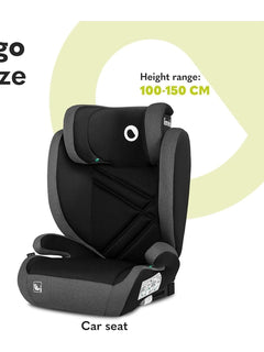 Lionelo Hugo i-Size Child Car Seat with ISOFIX-Black Grey Lionelo Mama's Joy