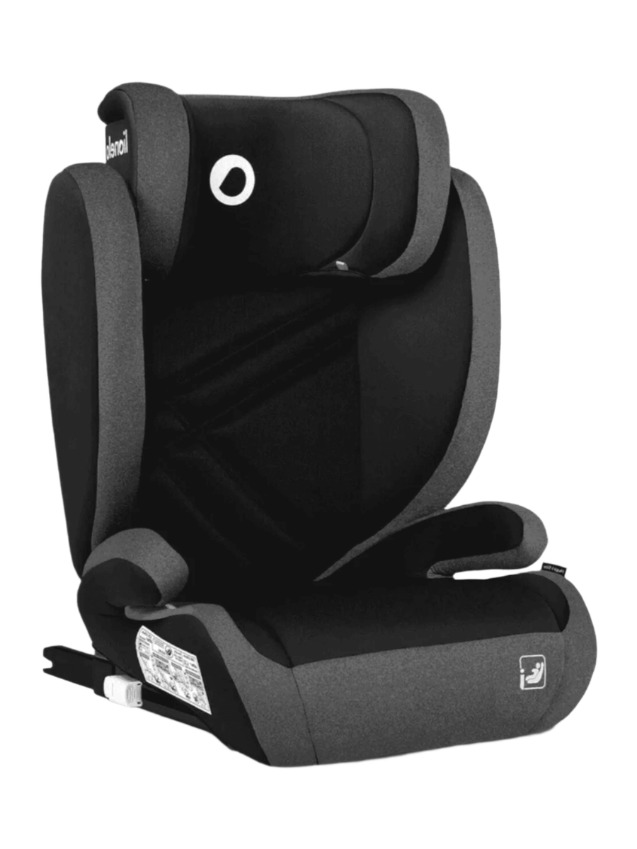 Lionelo Hugo i-Size Child Car Seat with ISOFIX-Black Grey Lionelo Mama's Joy