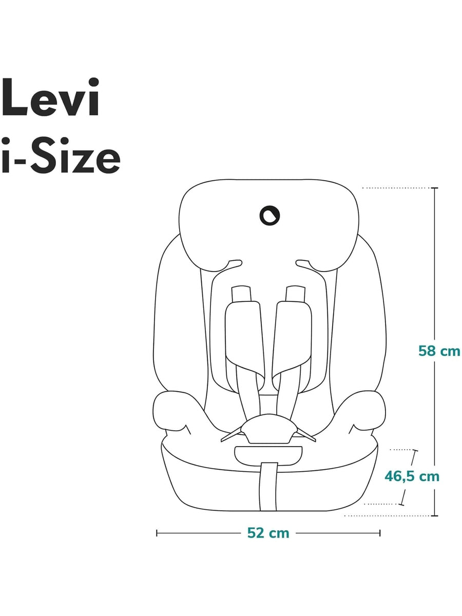 Lionelo Levi I-Size Car Seat 9-36kg Infant to 12 Years Side Protection - Green Lionelo Mama's Joy