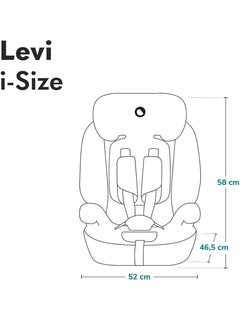 Lionelo Levi I-Size Car Seat 9-36kg Infant to 12 Years Side Protection - Green Lionelo Mama's Joy