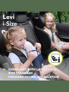 Lionelo Levi I-Size Car Seat 9-36kg Infant to 12 Years Side Protection - Green Lionelo Mama's Joy