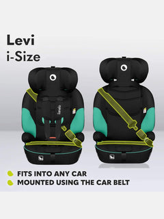 Lionelo Levi I-Size Car Seat 9-36kg Infant to 12 Years Side Protection - Green Lionelo Mama's Joy
