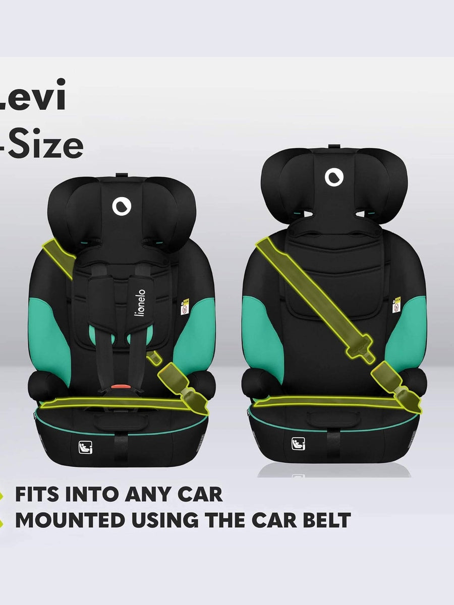Lionelo Levi I-Size Car Seat 9-36kg Infant to 12 Years Side Protection - Green Lionelo Mama's Joy