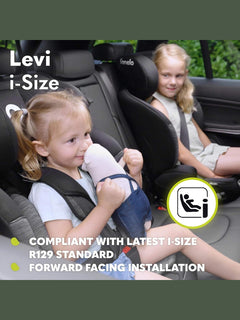 Lionelo Levi I-Size Car Seat 9-36kg Infant to 12 Years Side Protection - Green Lionelo Mama's Joy